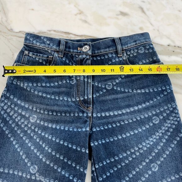 CHANEL 25P CC PEARL DARK BLUE JEANS SIZE FR 36 / US 4 NWTS! - Picture 9 of 17
